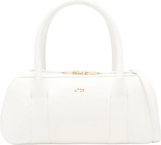 N&deg;21 Handbags, female, White, Size: ONE SIZE Logo Tote Bag
