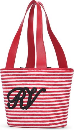 Roger Vivier Womens Rv Tote Red Straw