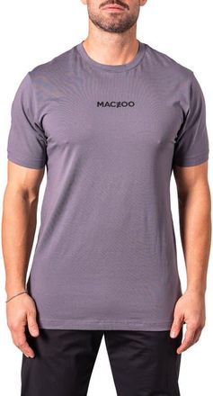 Maceoo Neon Asad Embellished T-Shirt in Grey at Nordstrom, Size 3