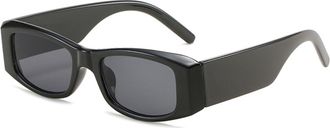 Generic Men Outdoor Driver Vacation Shopping Women Sunglasses(Black)