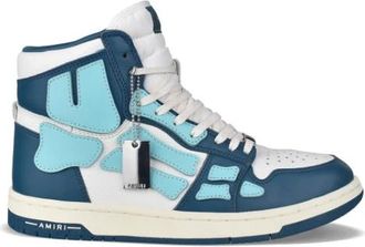 Amiri Skel Top High Sneakers - Heren - Sneakers - Blauw - 43 EU - Leer - Schoenen