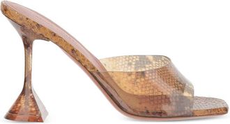 Amina Muaddi Lupita Glass Slipper Mules