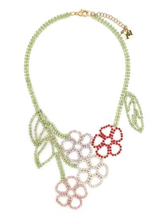 Rosantica floral-motif necklace - Gold