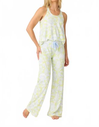 PJ Salvage Beautiful Life Tank Top In Electric Lime