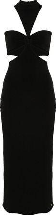 Nissa cut-out midi dress - women - Spandex/Elastane/Polyester - 36 - Black
