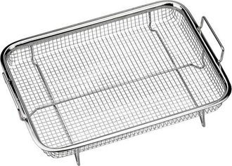 No Brand Cesta Para Parrilla De Acero Inoxidable Con Asa, Bandeja Para Hornear/fre&iacute;r/rejilla/plato De Cobre Para Fre&iacute;r/parrilla, Barbacoa Para Galletas Y Paste