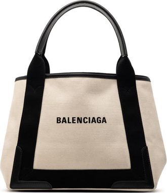 Balenciaga Pre-owned Balenciaga Canvas Navy Cabas Tote S Ladies X81BMR1WNX6TQO4F