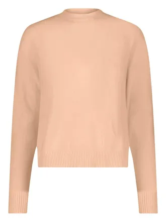 Minnie Rose raglan-sleeve crew-neck sweater - women - Cashmere - S - Neutrals