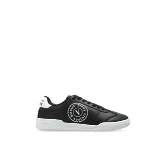 Versace Jeans Couture Sneakers, male, Black, Size: 10 US Sports Shoes with Printed Logo