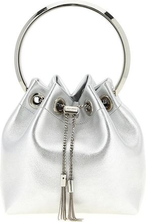 Jimmy Choo London Dames, Tassen, Grijs, Maat: ONE Size Leer