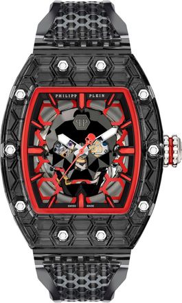 Philipp Plein CRYPTO KING RED CRY$TAL GHOST WATCH