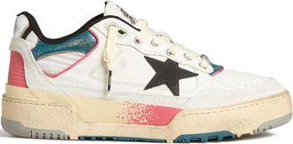 Golden Goose leather lace-up low-top sneakers - Neutrals