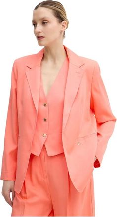 Lola Casademunt Blazer - Dames - Blazers - Oranje - XL - Polyester - Jassen