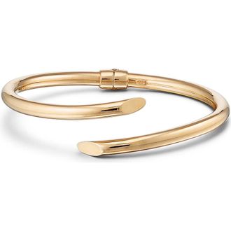 Lana Jewelry Jewelry Royale Crossover Bangle in Yellow Gold at Nordstrom, Size 7 In