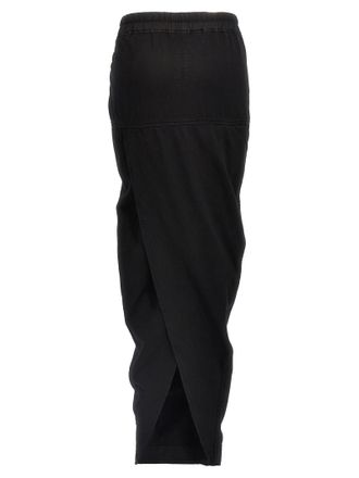 Rick Owens Pull-On Pillar Maxi Skirt - Black
