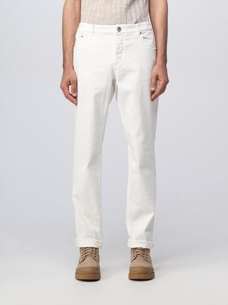 Brunello Cucinelli Snow White Tailored Trousers, Brand Size 56 (US Size 40)