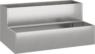 vidaXL Macetero De Jard&iacute;n De 2 Niveles 100x60x45 Cm Acero Inoxidable Vidaxl