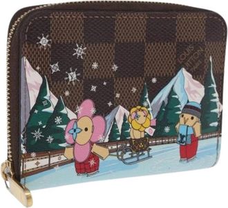 Louis Vuitton Pre-owned Coin Purse - Dames - Vintage Accessoires - Bruin - ONE Size - Vintage