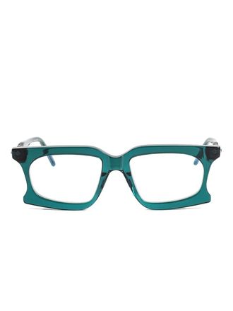 Kuboraum Occhiali rettangolari D73 - Verde