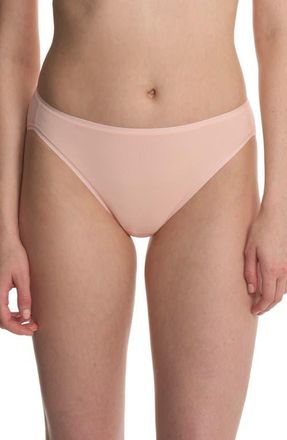 Natori Bliss Bare Cotton Bikini in Peach Whip at Nordstrom, Size Xx-Large