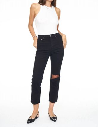 Pistola Denim Charlie High Rise Jeans In Black