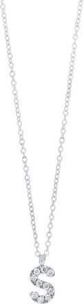 Bony Levy Icon Diamond Initial Pendant Necklace in 18K White Gold - S at Nordstrom