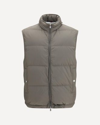 Brunello Cucinelli Sleeveless padded Gilet Male XL