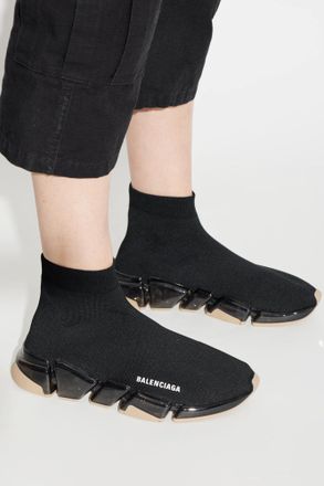 Balenciaga Sports Shoes With Sock Speed 2.0 LT, Womens, Black
