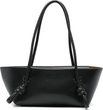 Hereu Tassen, Dames, Zwart, ONE Size, Zwarte Toprits Handtas