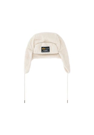 Alpha Industries Skim&uuml;tze ALPHA INDUSTRIES Alpha Teddy Hat, Gr. onesize, weiss (sanftes wei&szlig;), Obermaterial: 100% Polyester, Futter: 100% Nylon, F&uuml;llung: 100% Polyeste