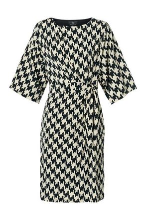 Mart Visser Milan Print Jurk Zwart / Wit