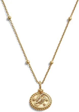 Awe Inspired Zodiac Pendant Necklace in Scorpio/14K Gold Vermeil at Nordstrom