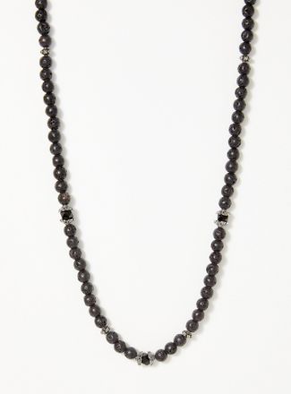 Mancino Mens Natural stone necklace