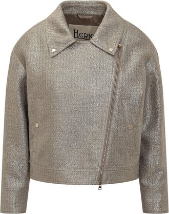Herno Gold Shirt Collar Jacket