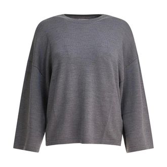 Khaite Truien & Vesten, Dames, Grijs, M, Wol, Darcy Sweater