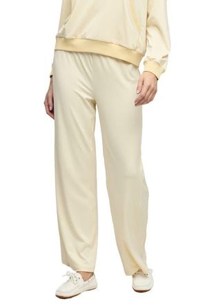 Barefoot Dreams Butterchic Piped Wide Leg Pants in Daffodil at Nordstrom, Size X-Small