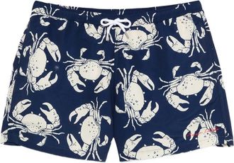 Maison Labiche Crab-print Swim Shorts