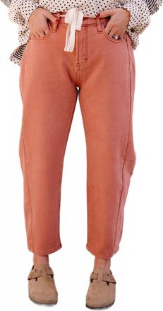 Thread & Supply Anees Mid Rise Pants In Cedar Wood