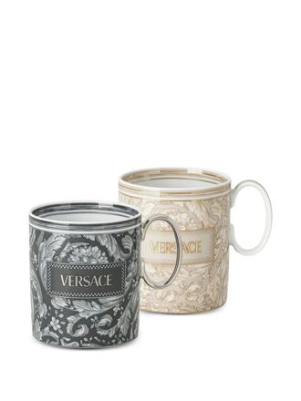 Versace baroque-print mug - Neutrals