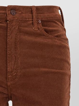 Mother corduroy high-rise flared pants