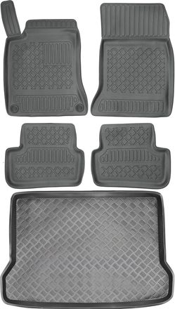 OEM Juego De Alfombrillas Para Coche Y Maletero Para Mercedes Gla X156 Crossover (2014-2019)