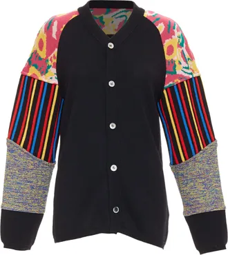 Comme Des Gar&ccedil;ons Comme des Garcons Homme Plus patchwork sleeve cardigan
