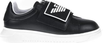 Emporio Armani X4X300 Xm 320 Sneakers - Heren - Sneakers - Zwart - 39 1/2 EU - Leer - Schoenen