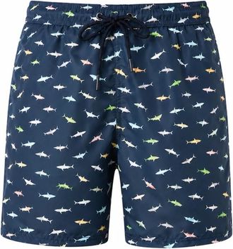 Paul & Shark Zwembroek - Heren - Strandmode - Blauw - M - Polyester - Badmode
