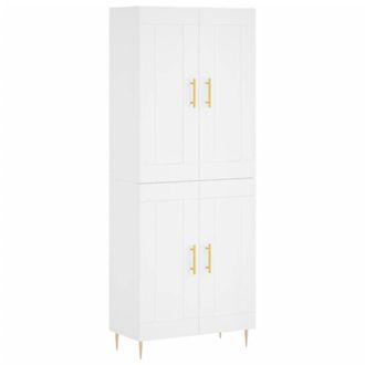 Berkfield Home Highboard White 69.5x34x180 cm Engineered Wood