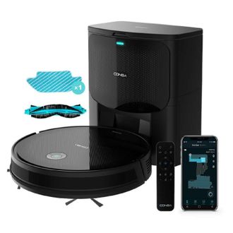 Cecotec Cecotec Robot Aspirador Conga Gyro Home. Itech Smartgyro 4.0 Autonim&iacute;a 160 Minutos 2100 Pa Cepillo Multifunci&oacute;n Alfombras Cepillos X2 Laterales