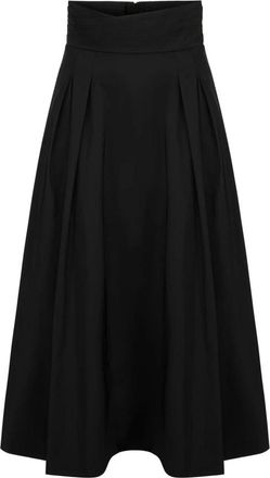 Elisabetta Franchi Rok van taft-voile - Dames - Rokken - Zwart - Maat: M Taf