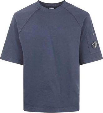C.P. Company C. P. COMPANY Light Fleece Short Sleeve Sweatshirt