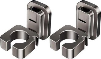No Brand 2 Soportes Port&aacute;tiles Y Resistentes Para Secador De Pelo Con Ventosa, Sin Necesidad De Taladrar, Ideales Para El Hogar, Hoteles O El Ba&ntilde;o. Soportes Pa