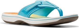Clarks Mens Brinkley Jazzh Sneaker, Turquoise Ombre, 4.5 UK